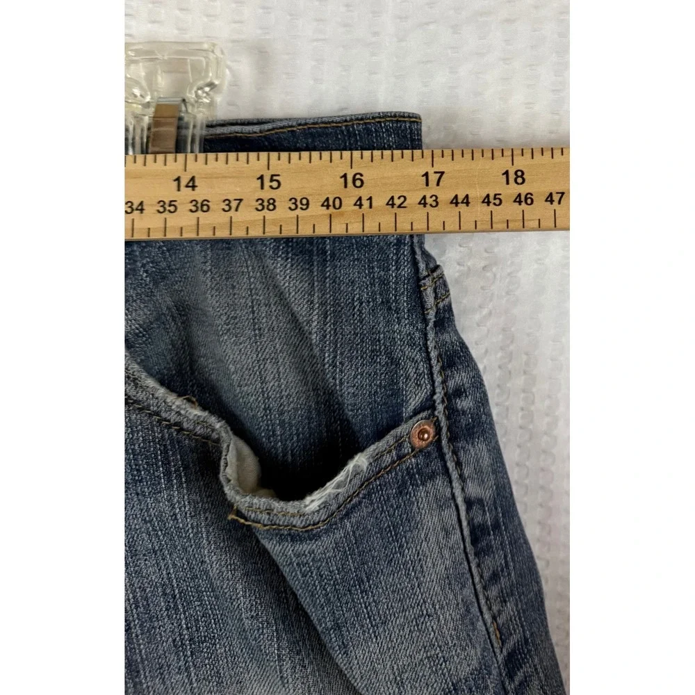Levis 514 Slim Straight Jeans Mens 36x30 Medium Wash Blue Denim Pants